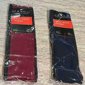 NWT 2-Javel keep warm fleece reversible earmuffs